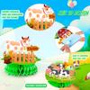 Farm Honeycomb Ceterpieces, 9 Pcs Farm Animals Honeycomb Decorations Farm Animal Party Centerpieces
