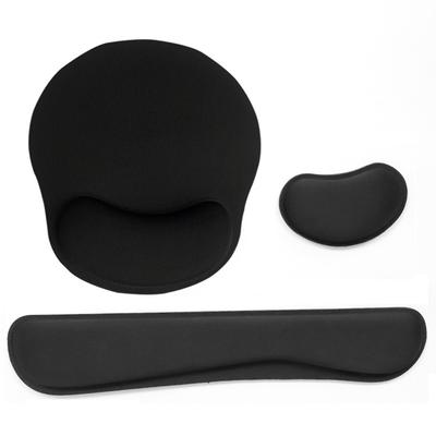 Mouse Pad Espuma de Memória Mouse Mat Teclado MousePad Conjunto Apoio de Pulso Ergonômico Tapete para Mouse, Para Escritório Computador Laptop moise pad