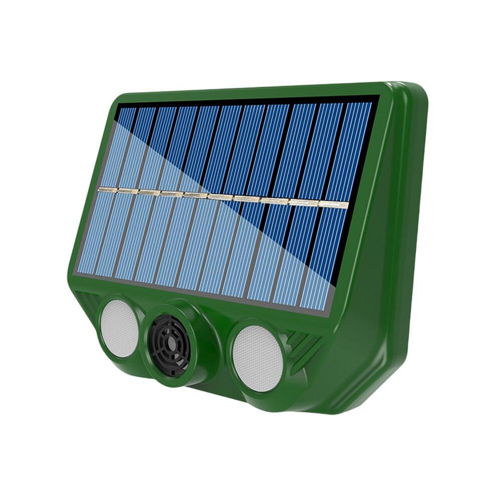 Solar Powered Ultrasonic Animal Repellent 500mAh Animal Deterrent Repellent USB Charging for Repel Mouse Coyote Fox Deer