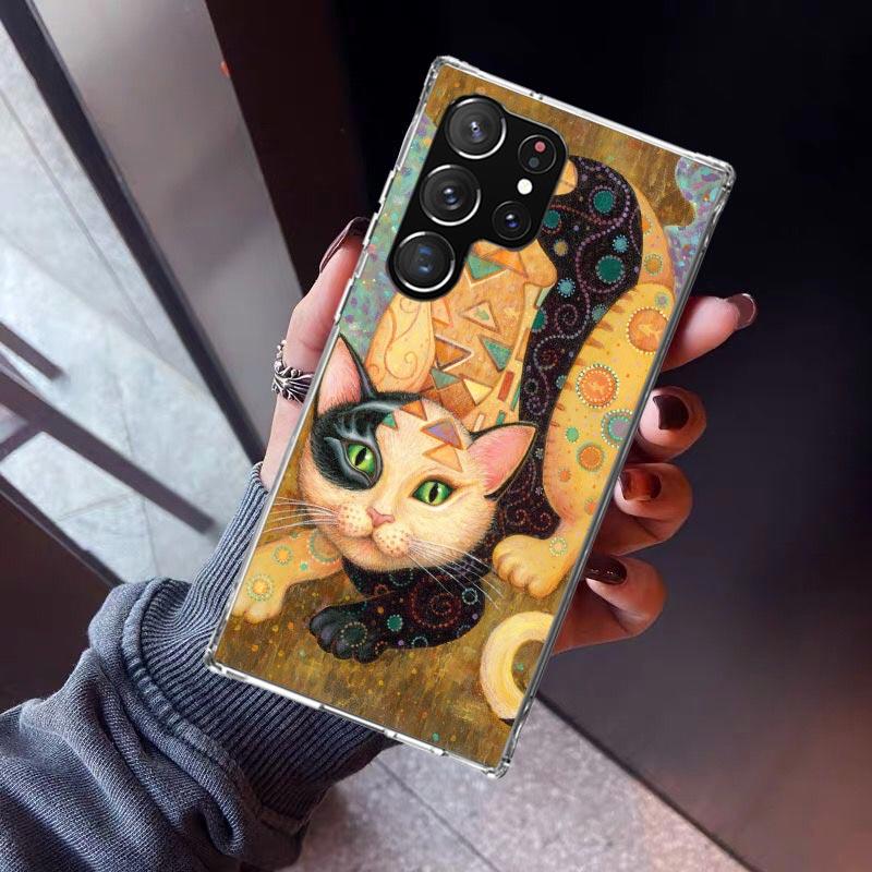 

Kiss by Gustav Klimt Desig Phone Case For Samsung Galaxy S23 S24 S25 Edge S26 Ultra S22 + S21 Plus S20 FE Cover Silicone Print S Samsung S22 Ultra