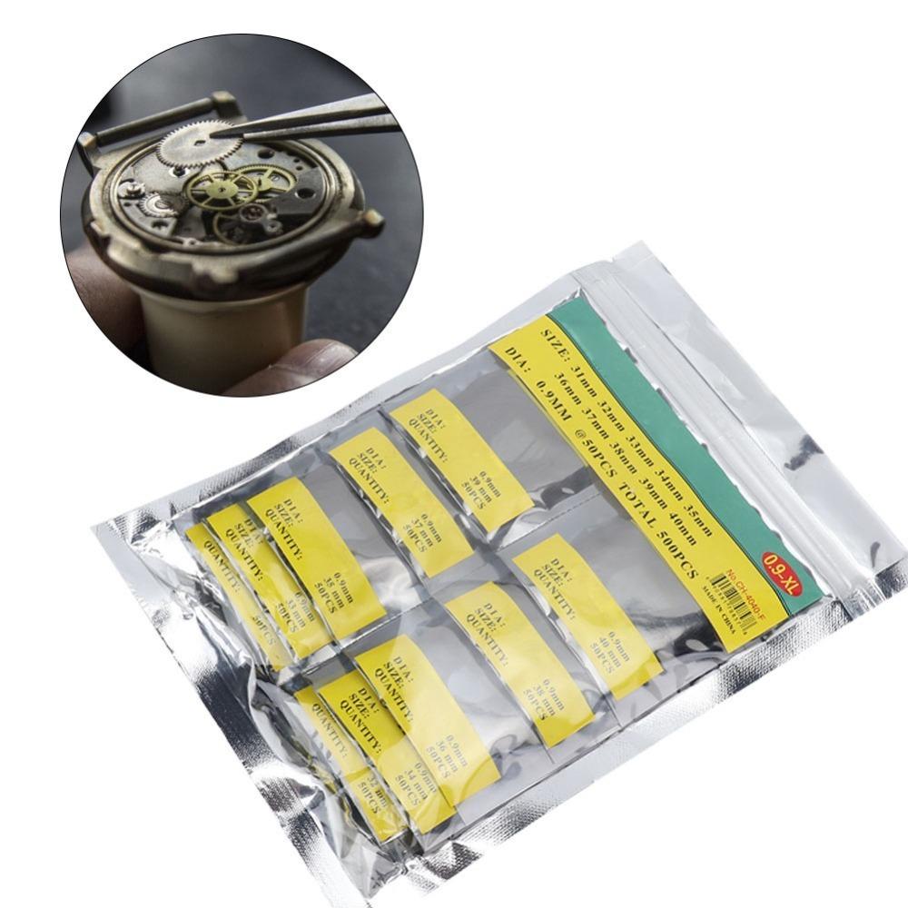 0.9mm Watch Back Cover Seal Size 31-40 MM Watch Repairing Tool Full Set Gaskets  Spare Parts