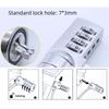 Laptop Combination Lock Steel Wire Rope Anti-theft Lock 4 Digit Combination Lock Home Improvement Hardware Parts For Home