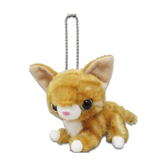 Naito Design Institute Issho ga Ii Chokonto Mascot Tabby Cat Plush Toy Total Length Approx. 8cm