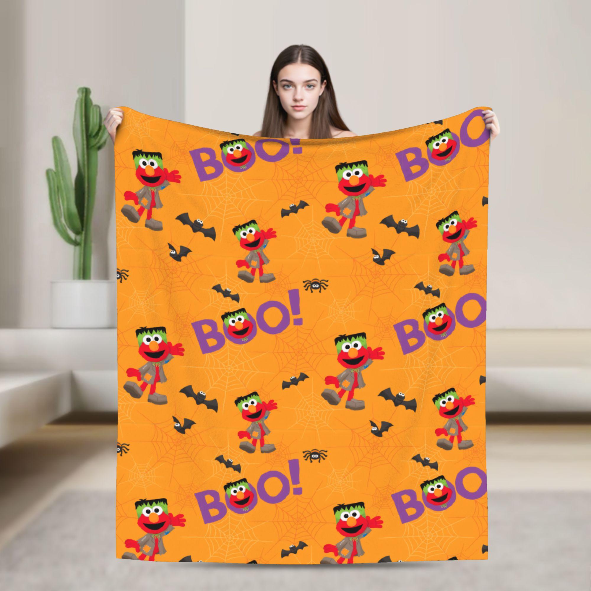 

Bert & Ernie Blue Warm Soft Blanket S-Sesames Streets Plush Throw Blanket Fluffy Couch Chair Flannel Bedspread Sofa Bed Cover 75cmx90cm