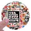 55 Football Football Graffiti Stickers Luggage Laptop Scooter Water Cup Stickers