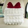 Hanging Type Car Hanging Napkin Holder Bow Paper Organizer Storage Bag  for Car Back Seat