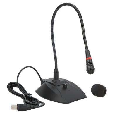 USB Mikrofons Studijas Runas Skaļrunis Regulējams Vadu Galda Mikrofons Klēpjdatoram Skaļrunis