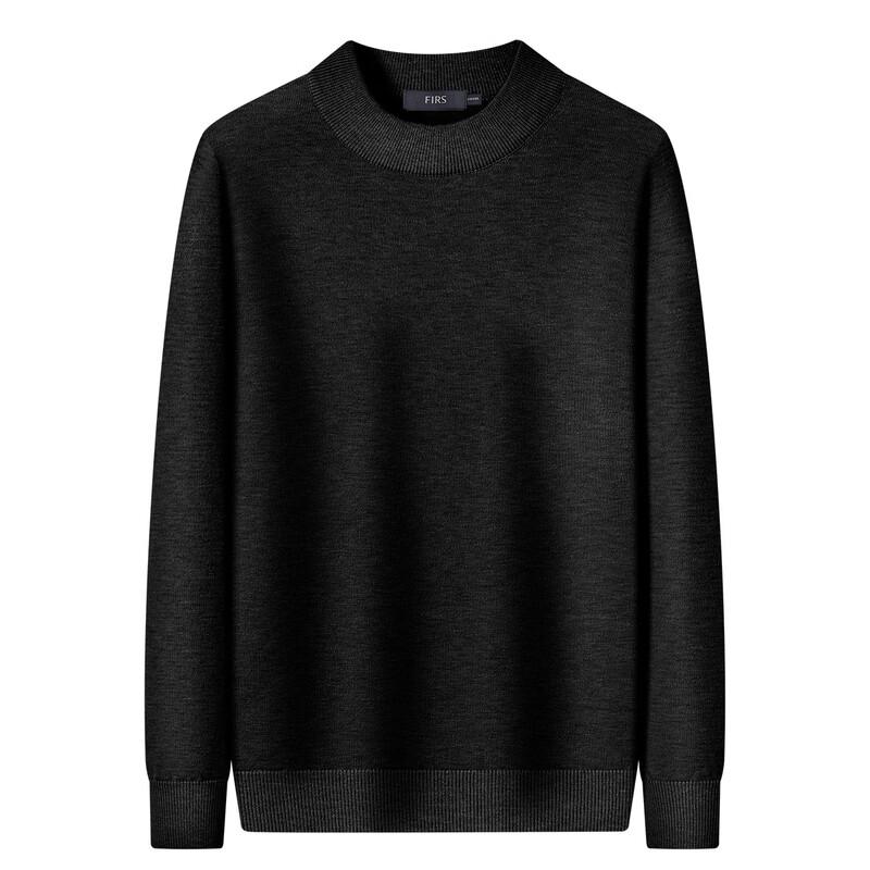 FIRS Men's Far Infrared Machine Washable Crew Neck Knit Sweater