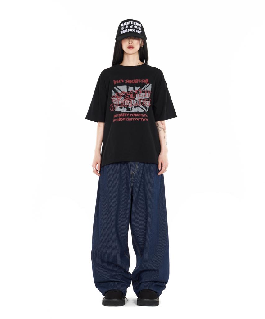 IDWS No Signal T-Shirt Black