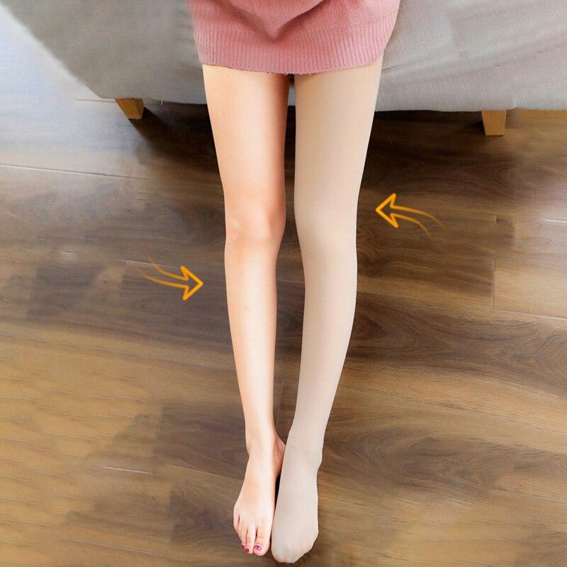 Women Fleece Lined Tights Thicken 400g 