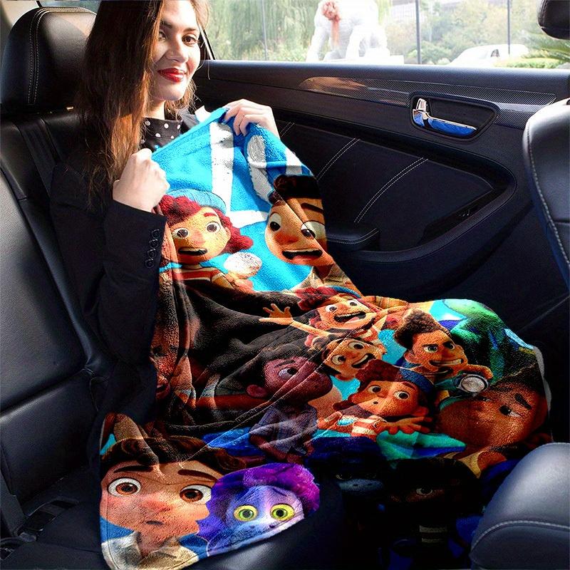 1pc, Disney Pixar Luca Movie Characters Throw Blanket Perfect for Home Decor, Couch Cover, Outdoor Use, Travel, Camping
