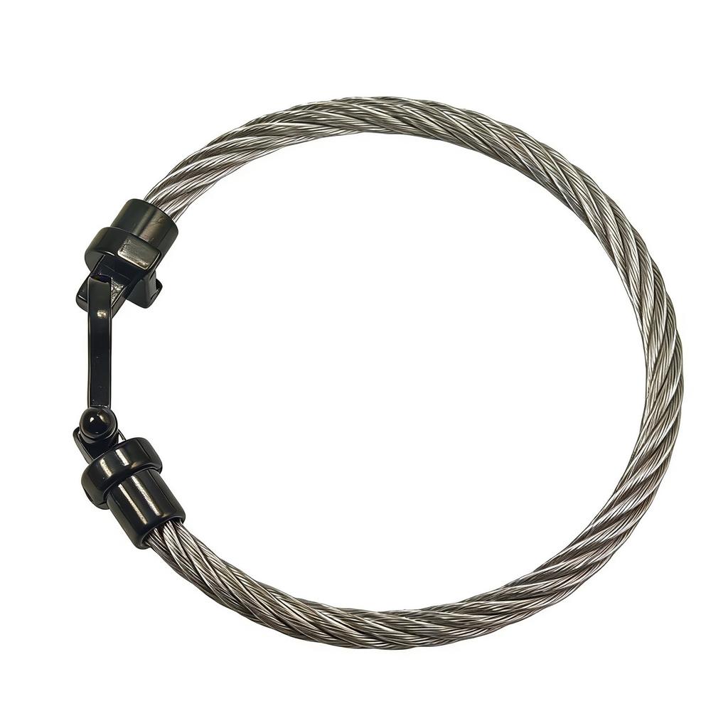 2026 Fashion Trend European and American Horseshoe Magnet Buckle Steel Wire Bracelet Jewelry
