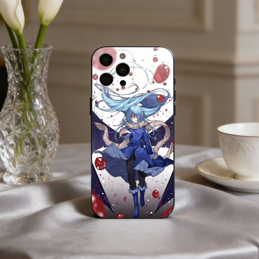 R-Rimuru T-Tempest-T S-Slime Phone Case For iPhone 17pro, 16,15,14,13,12,11 X XR Plus,Others Soft Black Cover