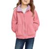 Children's Fashionable Casual High-neck Fleece Thick Long-sleeved Top Jacket