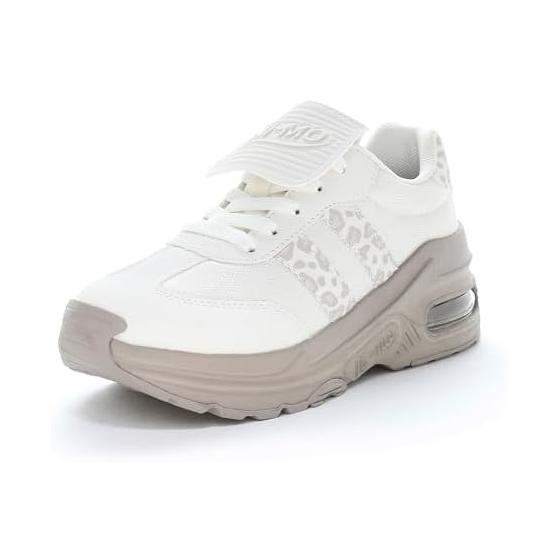 MoonStar Girls NM J149 Sneakers Thick Sole Lace Shoes 19.0cm - 24.5cm Kids Girls