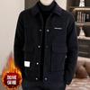 2025 New Casual Jacket Men's Korean Version Trend Lapel Warm Corduroy Jacket Youth Wear Men's Clothing