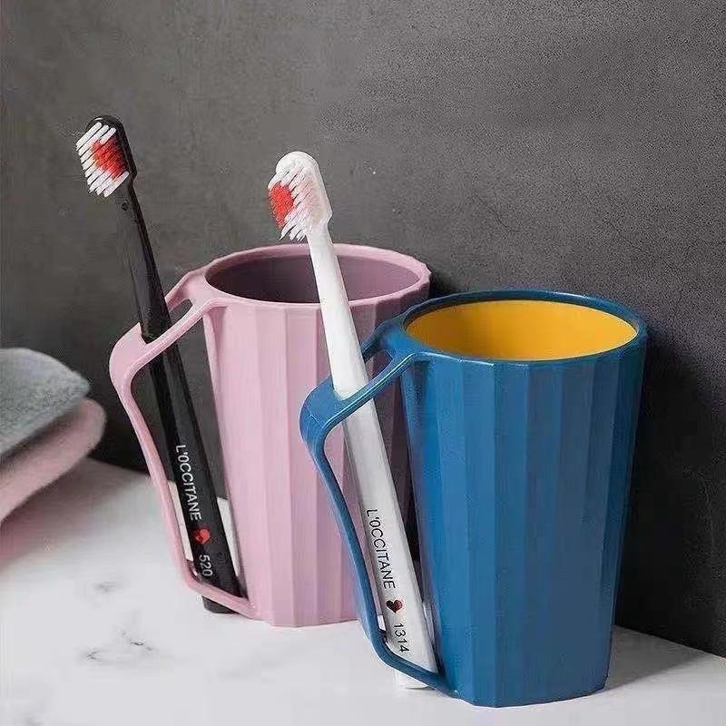 Toothbrush Wash Cup Couple Gargle Cup Toothbrush Cup Home Simple Student Tooth Cup Two-color Cup
