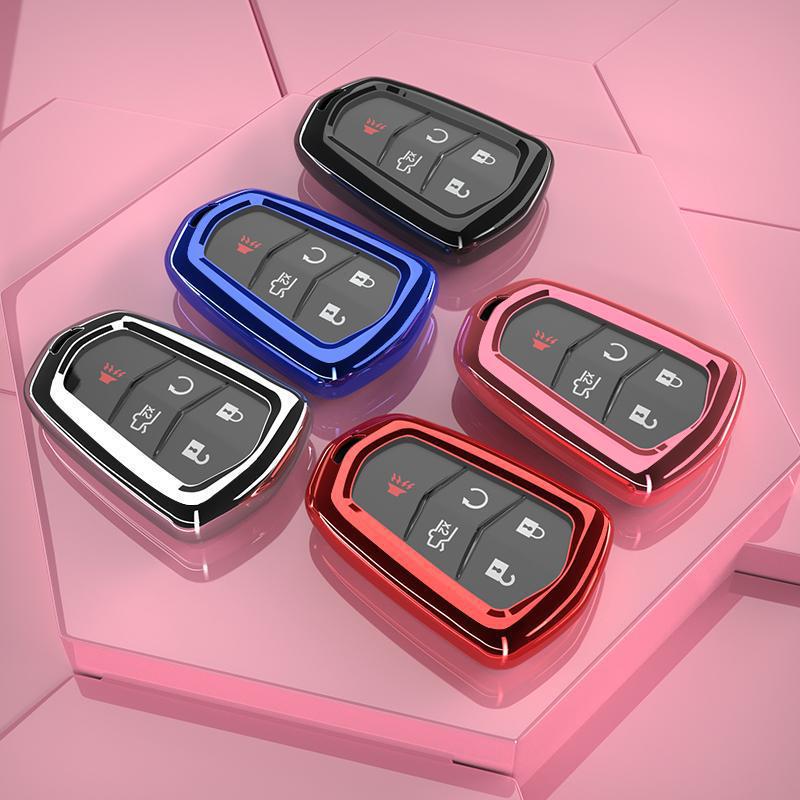 Cadillac ATSL Key Cover for 2014-2018 28T Luxury Models - Five-Button Remote Control Shell
