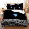 3D High-definition Digital Printed Bedding Set Planet Figure Duvet and Pillowcase 2/3 Pieces AU/EU/US Full Size Home Decoration