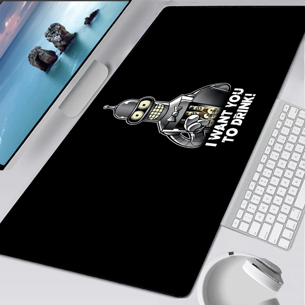 Futurama Anime B-Bender Tappetino Mouse Tappetino Gomma Laptop Xxl Mousepad Notebook Giocatore Tavolo Computer Accessori Gaming