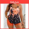 Size Large Plus 2025 Tankini Swimsuit Women Printed Swimwear Female Bathers Bathing Swimming Swim Suit Beachwear
