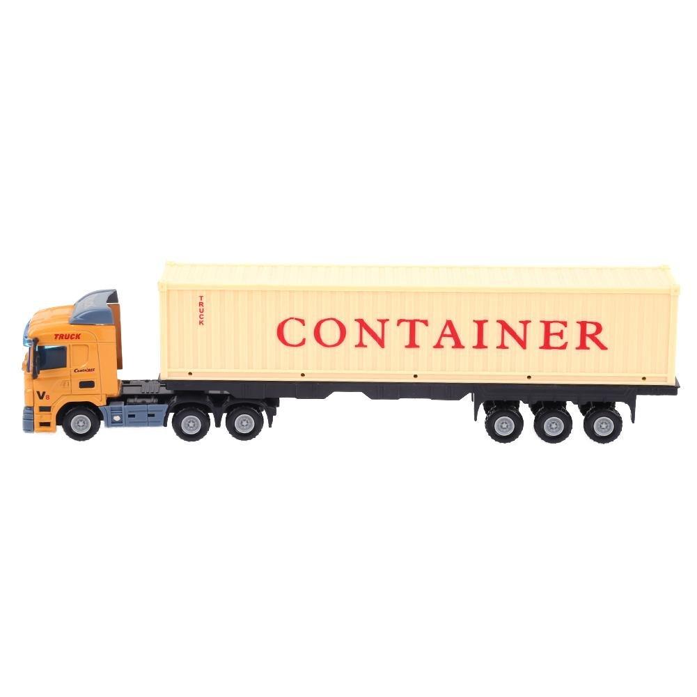 1/43 Alloy Vehicle Model Simulation Container Truck Model Kids Toy