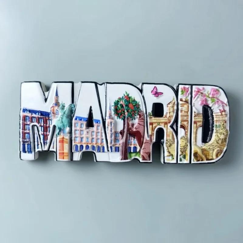 Spain Barcelona Sagrada Família Salamanca Fridge Magnets Tourist Souvenirs Wedding Christmas Gifts Photo Wall Magnetic Stickers