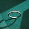 Modian Classic Design Sparkling Cubic Zirconia Ring Real 925 Silver Female Wedding Band Finger Rings For Women Jewelry