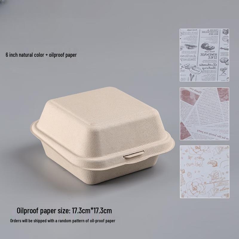 

Eco-Friendly Disposable Pulp Food Containers