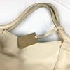Furla Leder Hand Schultertasche Beige mit Logo-Anhänger(GEBRAUCHT)