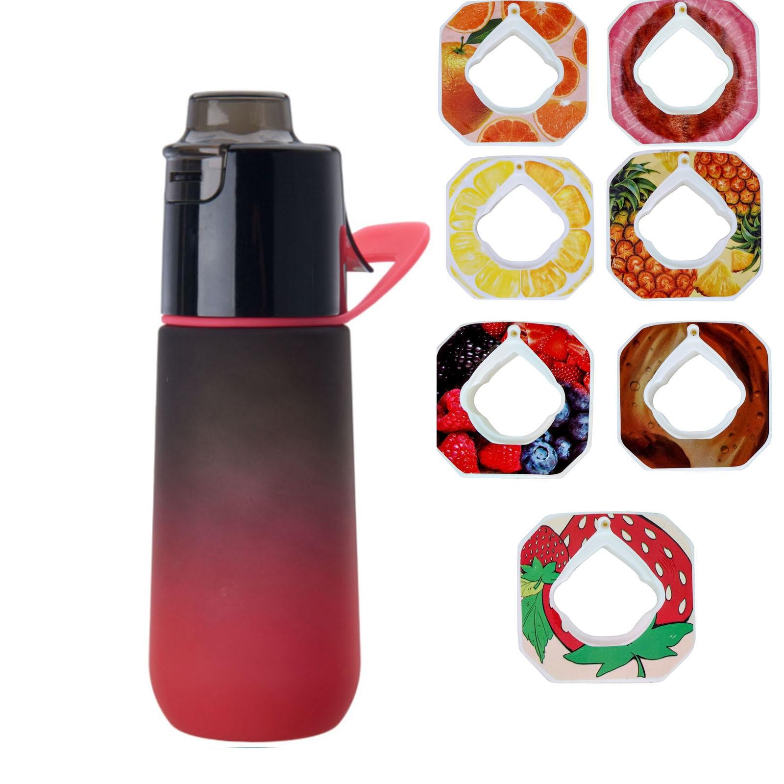 

Бутылка 750 мл, обновленная бутылка для воды с 7 капсулами, трубочка для питья, без сахара, бутылка для воды на открытом воздухе бесплатно One Size