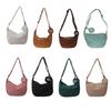 Modern Small Corduroy Crossbody Bag for Women Messenger Bag for Work Travel