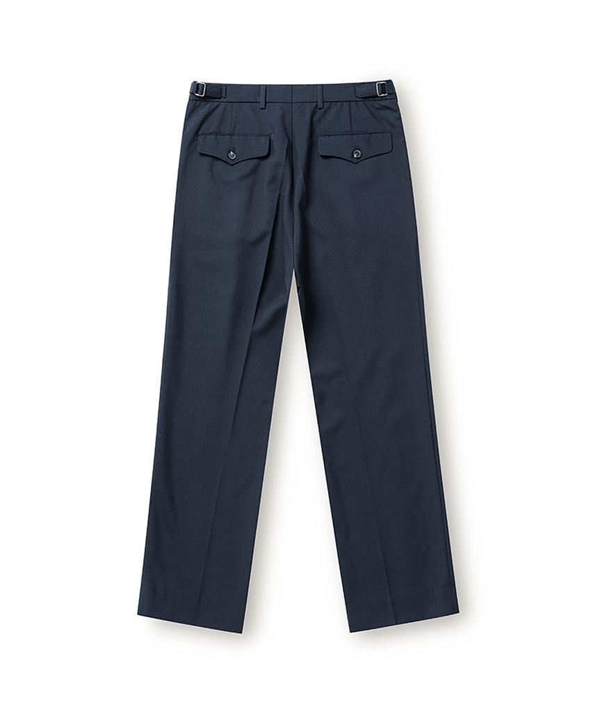 EDWARDMAX Navy Royal Air Force Summer Wool Trousers Raf Slacks