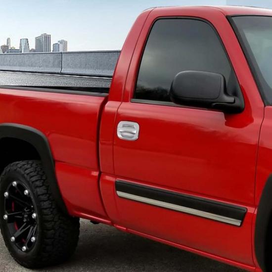 Door Handle COVER Shell Trim For Chevy Silverado Avalanche 1999-06 2Hole CHROME
