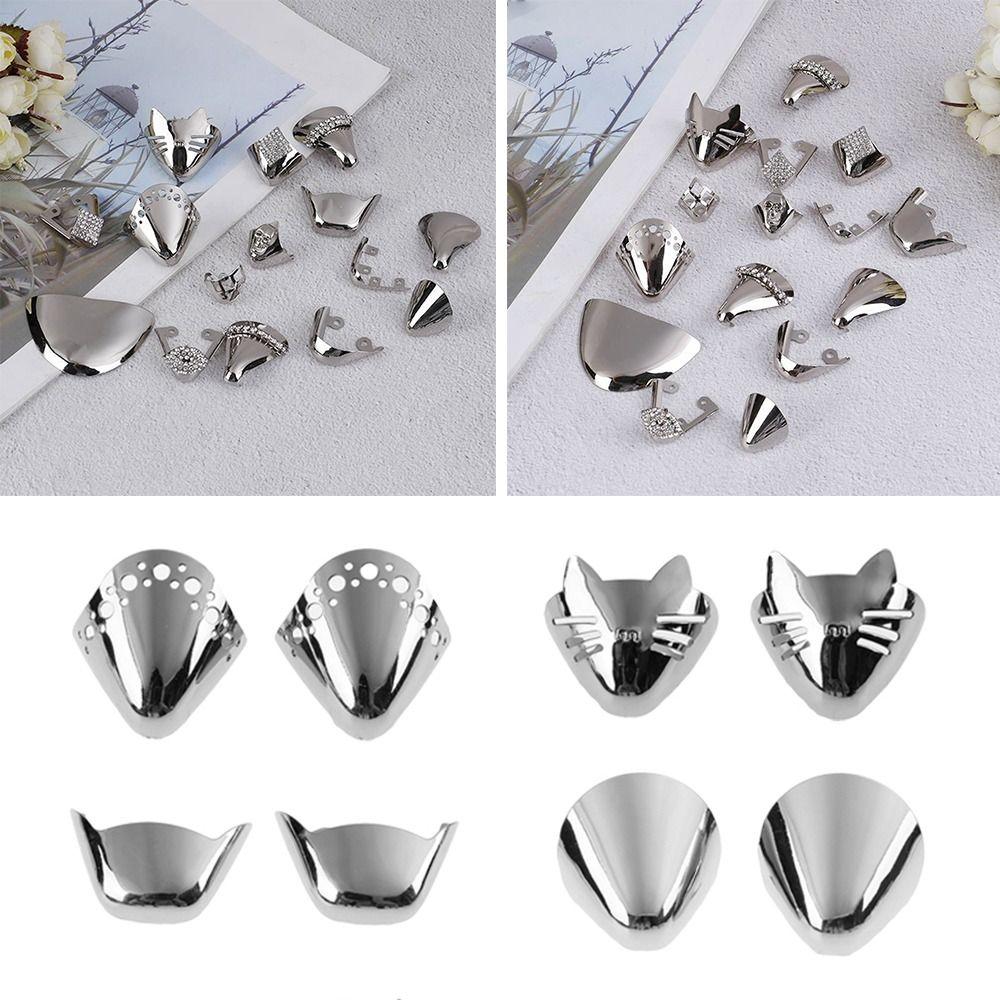 3 Paar Modische Metallmaterial Reparaturzubehör Schuhspitzenschutz Schuhclips Charmschnalle High Heel Schuhe Dekoration
