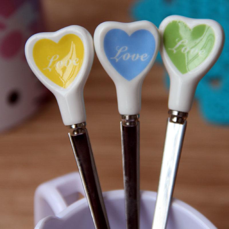 Creative Spoon For Heart-Shaped Stainless Steel Tableware ARI