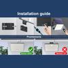 106/400 LED Solar Motion Sensor Floodlight, Outdoor Security Light with 16.4ft Cable, IP65 Waterproof for Garden Yard Driveway