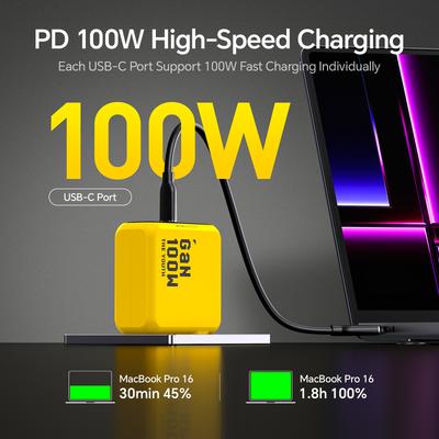 Jugend 100W GaN Ladegerät für Macbook Laptop Tablet Schnellladung Für iPhone Xiaomi PD3.1 USB Typ C Ladegerät Für iPhone 16 15
