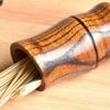 7.5*4cm Wood Toothpick Storage Box Home Kitchen Decoration Accessories Cylinder Tooth Pick Holder Container