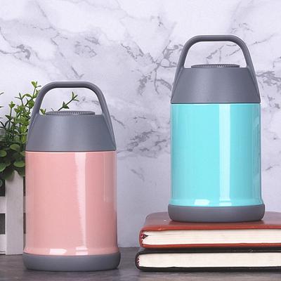 450ML Insulated Lunch Container Leak-Proof Good Sealing Wide Mouth Stainless Steel Flask Travel Insulated Bottle