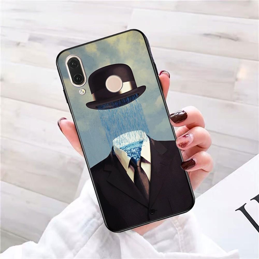 Rene Magritte Phone Case For Redmi 5 6 7 8 9 10 plus pro 6 7 8 9 A GO K20 K30 K40 pro plus F3 Fundas