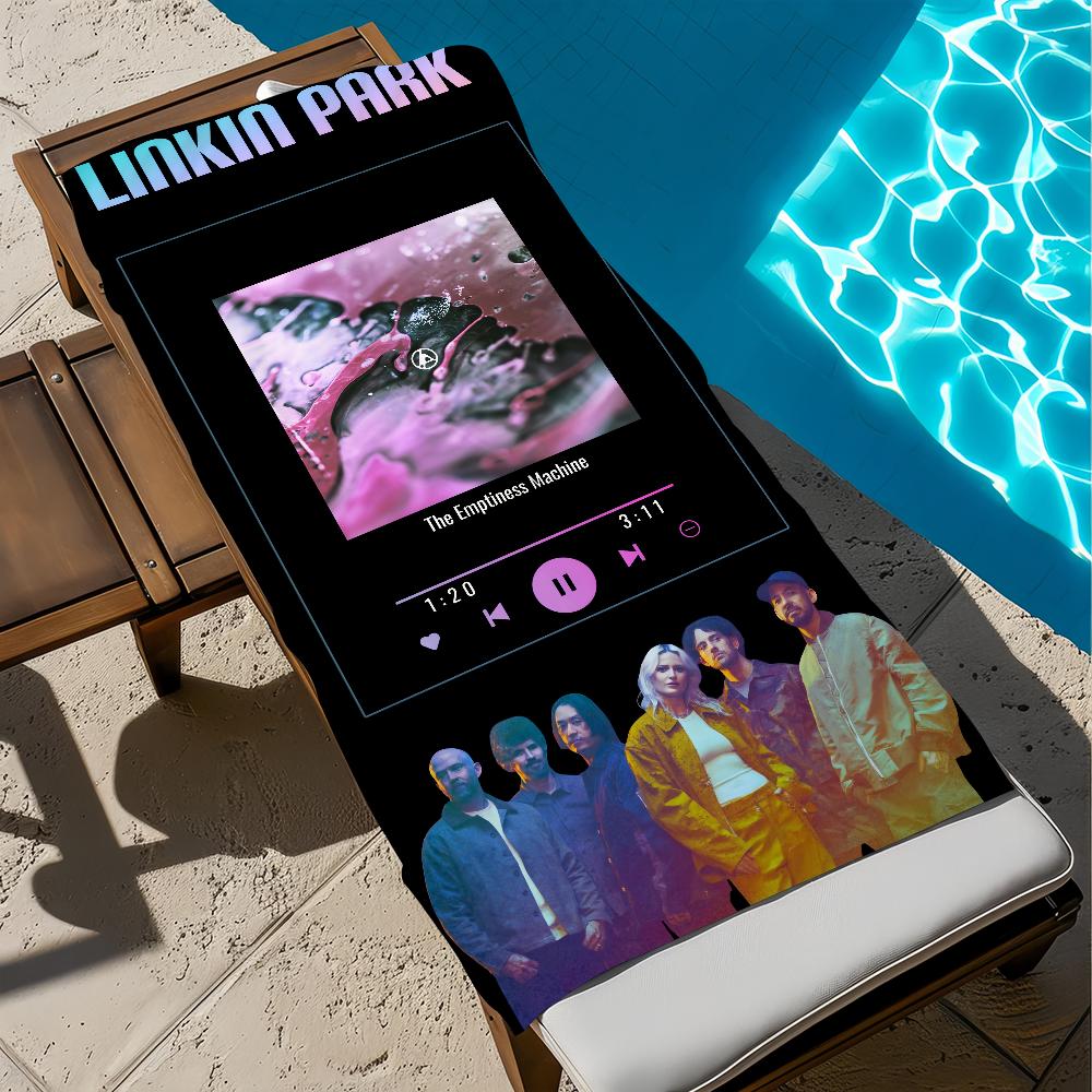 Asciugamano Rock Band Palestra Doccia Campeggio Asciugatura Rapida Sportivo Grande Asciugamani da Spiaggia Morbido Piscina Da P-Park Zero L-Linkin Regalo Per Viaggio