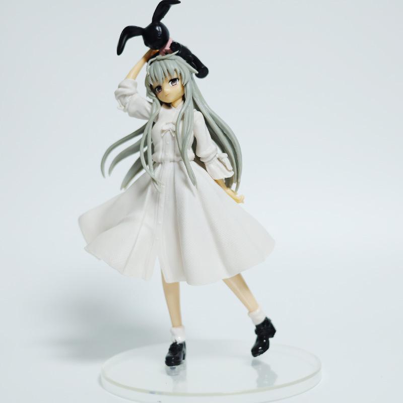

Anime Fate of the Sky Spring Wild Dome Model Second Dimensional Anime Beautiful Girl White Dress Dome Girl Figure Ornament