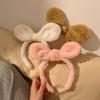 Cute Cartoon Rabbit Ear Headband Women Girls Bunny Bear Ears Hairband Cosplay Hair Band Fashion Plush Hair Hoop Hair Accessories