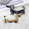 8cm Korean Style Rhinestone Acetate Duckbill Clip for Flyaway Hair and Bangs