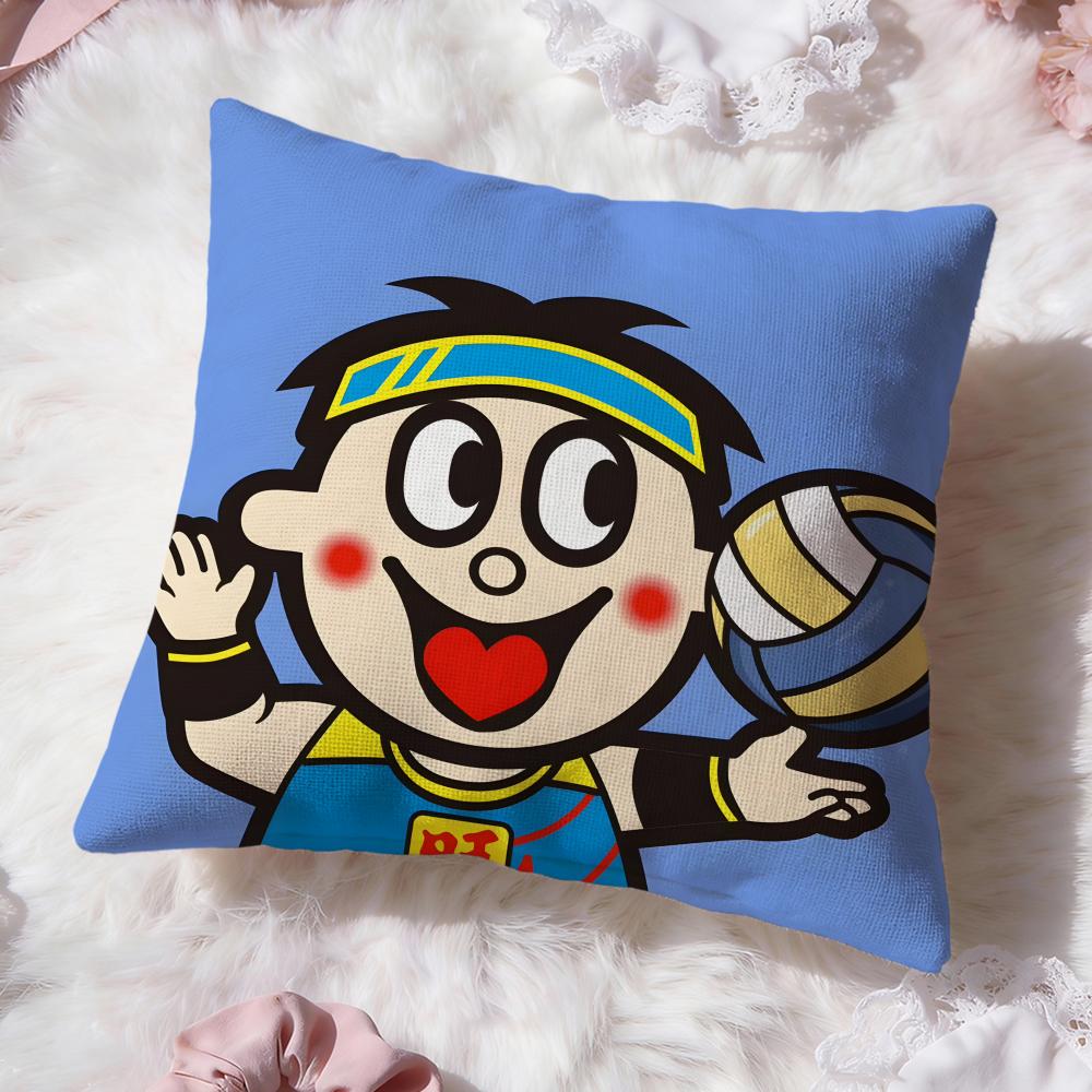 cute red boy Wangzai Cushion Cover Premium Comfort Reversible Pillow Cove -Two in One Design for Any Room & Car Interior