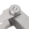 Feeler Gauge Measurement Tool Stainless Steel Feeler Gauge Universal Metric Imperial Thickness Gage Set for Hardware Measurement