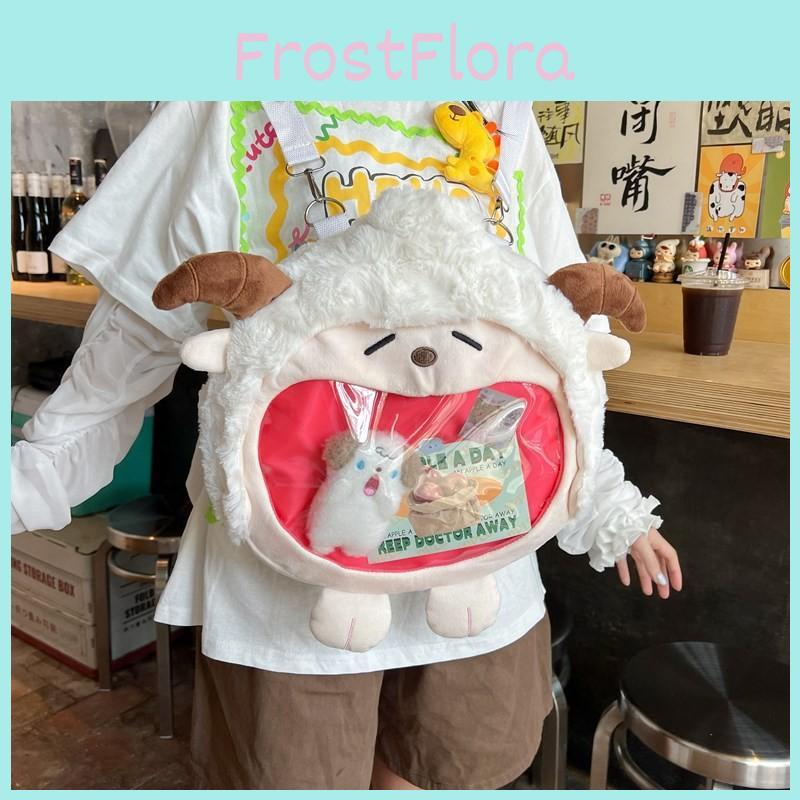 Pleasant And Goal Big Big Wolf Paddi Theme Plush Itabag Large Backpack Capacity