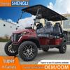6-Seater Off-Road Electric Golf Cart, 72V Lithium Battery, 5kW Motor, 120km Range Sightseeing Vehicle