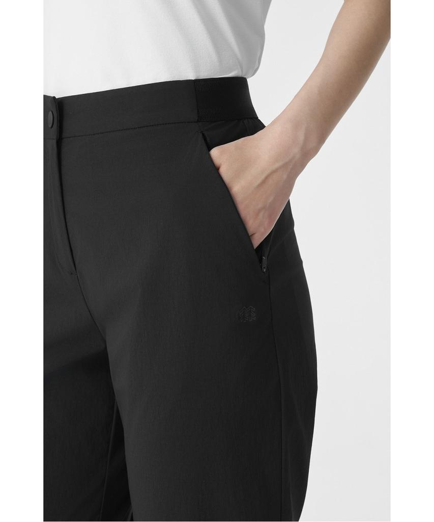 Koolongseupocheu Women'S Tapered Fit Standard Pants Tvpnm26582Blk